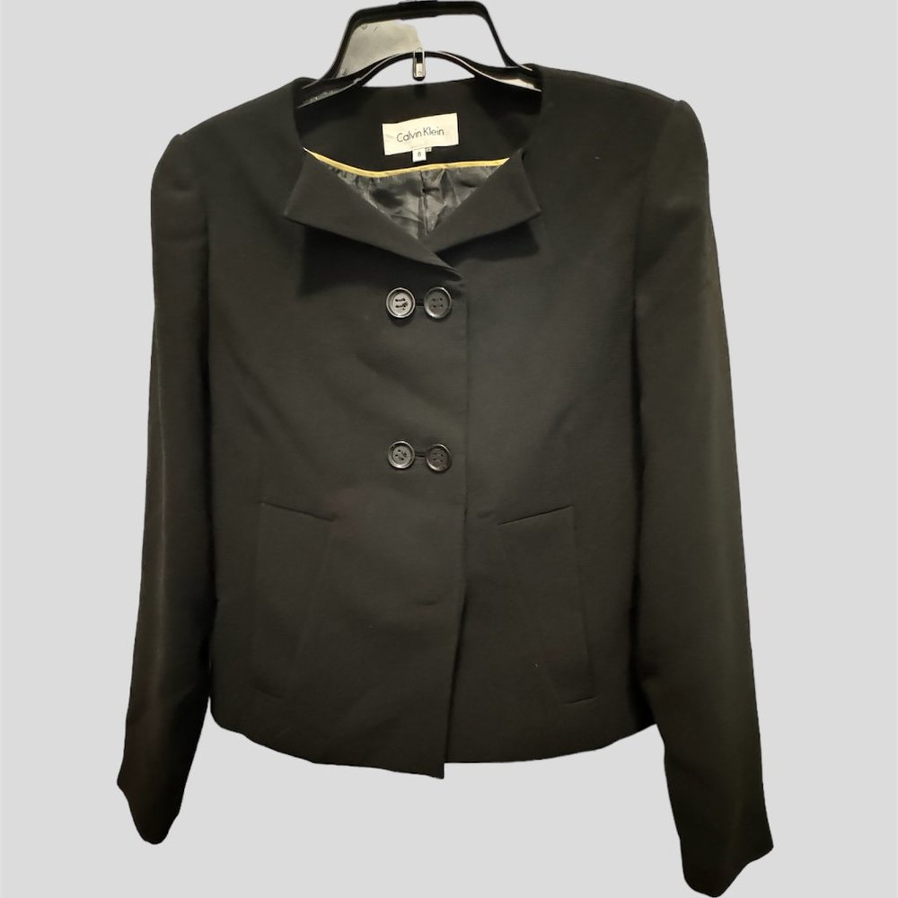 Calvin Klein size 8 black jacket